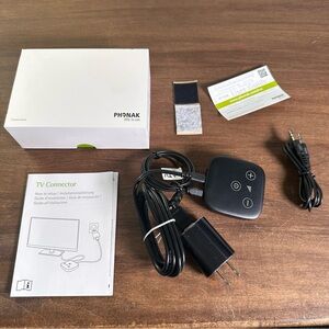 Phonak TV Connector V2 Hearing Aid Streaming Audio Device